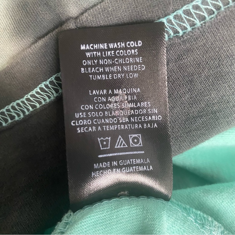 HUF Teal Tie-Dye Short Sleeve Tee with Pink Logo - Picture 14 of 14